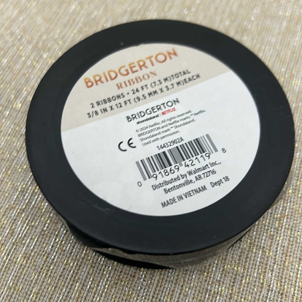 Bridgerton Regal Bee and Purple Ribbon